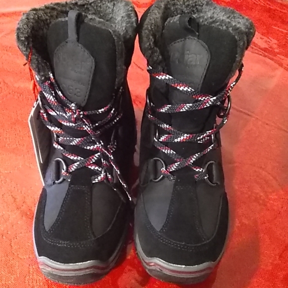NWT PAJAR CANADA Lace-up Black Boots size 8-8.5 - Picture 2 of 8